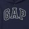 Vintagesoft-hoodie med logotyp för barn