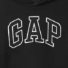 Vintagesoft-hoodie med logotyp för barn