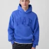 Vintagesoft-hoodie med Nap-logotyp för vuxna
