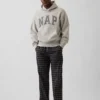 Vintagesoft-hoodie med Nap-logotyp för vuxna