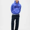 Vintagesoft-hoodie med Nap-logotyp för vuxna