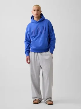 Vintagesoft-hoodie med Nap-logotyp för vuxna