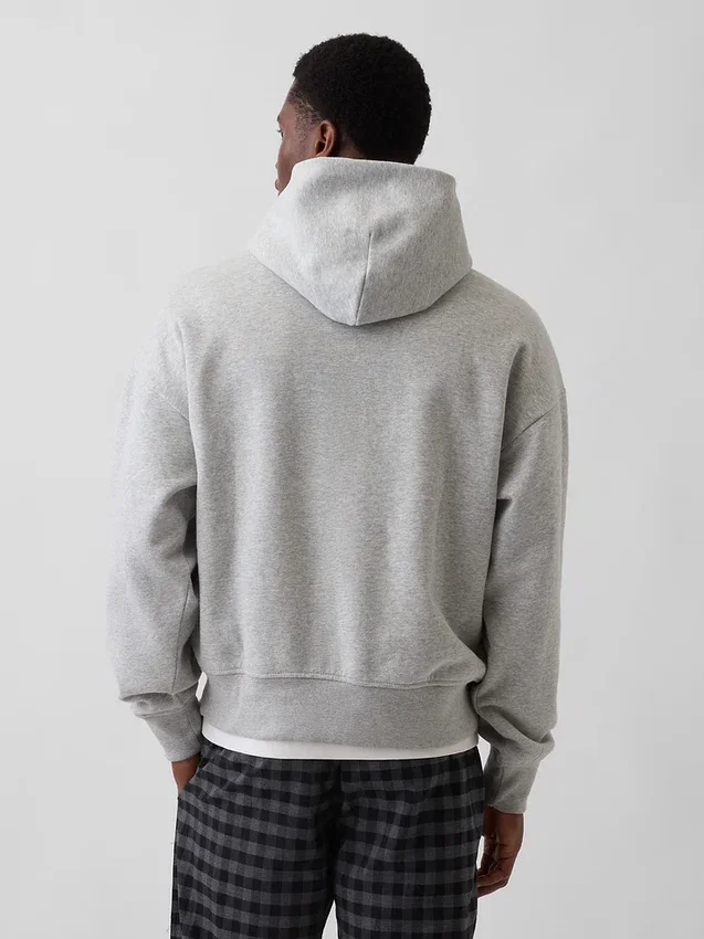 Vintagesoft-hoodie med Nap-logotyp för vuxna