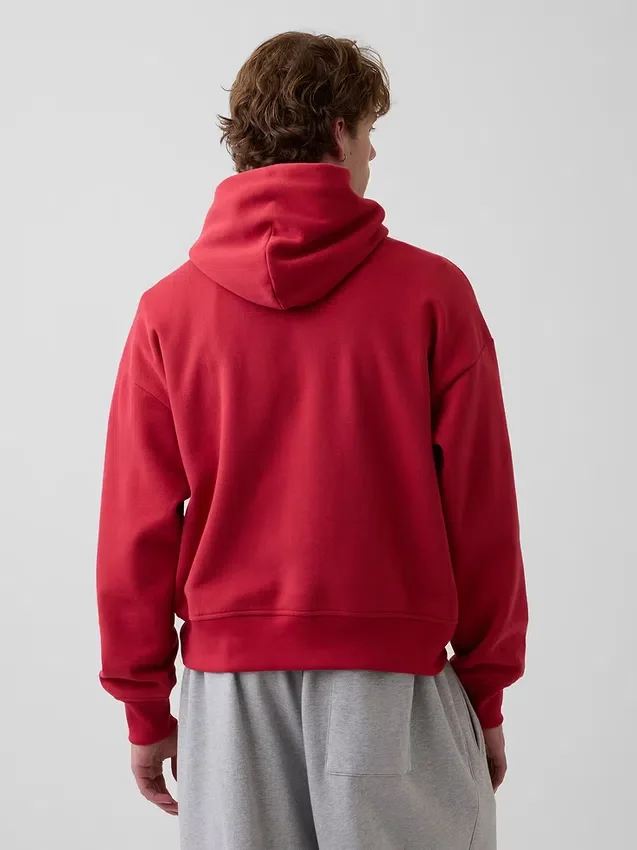 Vintagesoft-hoodie med Nap-logotyp för vuxna
