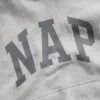 Vintagesoft-hoodie med Nap-logotyp för vuxna