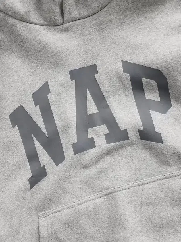 Vintagesoft-hoodie med Nap-logotyp för vuxna