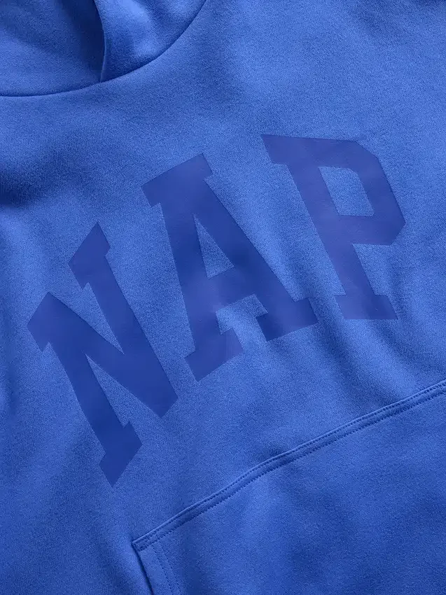 Vintagesoft-hoodie med Nap-logotyp för vuxna