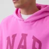 Vintagesoft-hoodie med Nap-logotyp för vuxna