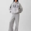 Vintagesoft-hoodie med Nap-logotyp för vuxna