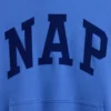 Vintagesoft-hoodie med Nap-logotyp för vuxna