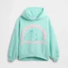 Vintagesoft-hoodie med tryck för barn