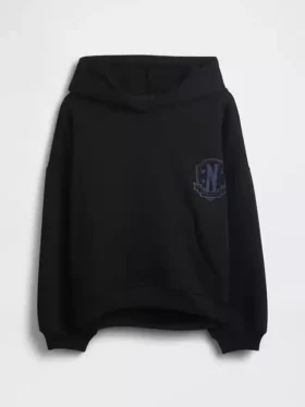 Vintagesoft-hoodie med tryck för barn