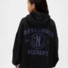 Vintagesoft-hoodie med tryck för barn