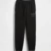 Vintagesoft-joggingbyxor för barn med Batman-logotyp