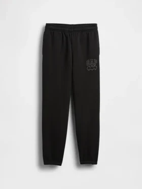 Vintagesoft-joggingbyxor för barn med Batman-logotyp