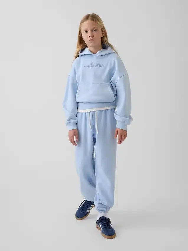 Vintagesoft-joggingbyxor i avslappnad passform för barn