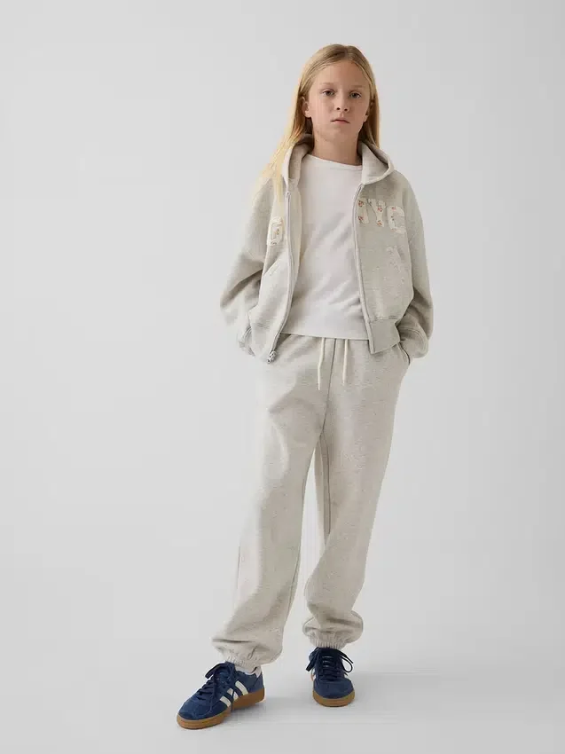 Vintagesoft-joggingbyxor i avslappnad passform för barn