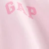 Vintagesoft kort hoodie med logotyp