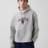 Vintagesoft Oversized Americana Logo-hoodie