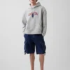 Vintagesoft Oversized Americana Logo-hoodie