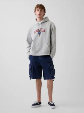 Vintagesoft Oversized Americana Logo-hoodie