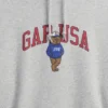 Vintagesoft Oversized Americana Logo-hoodie