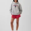Vintagesoft Oversized Americana Logo-hoodie