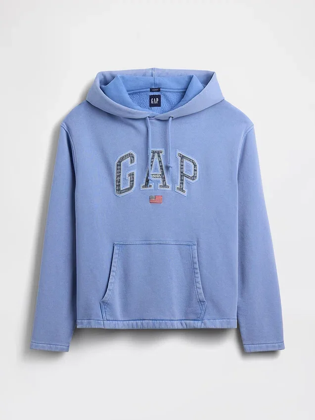 Vintagesoft Oversized Americana Logo-hoodie