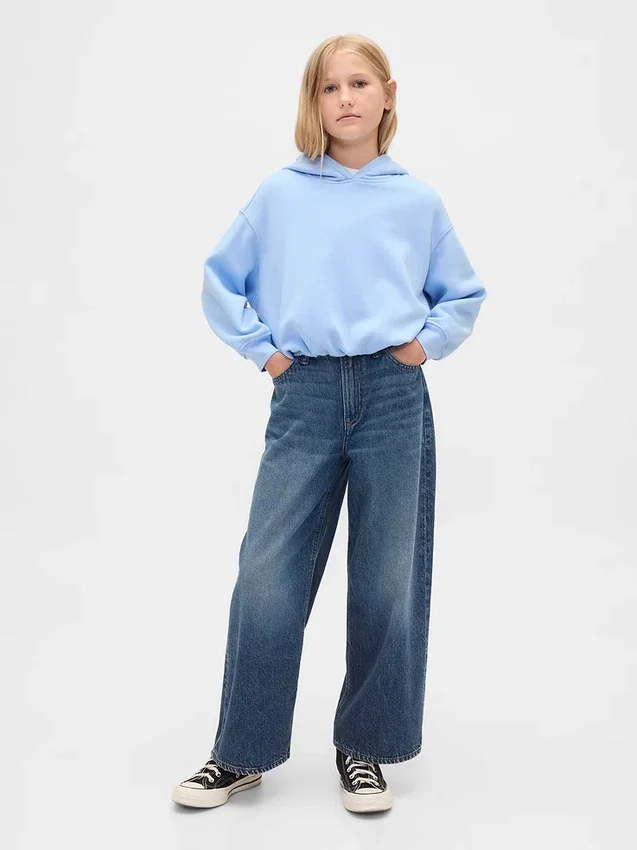 Vintagesoft Oversized Bubble-hoodie för barn