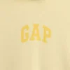 Vintagesoft Oversized Crop Logo Hoodie