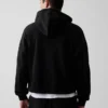 Vintagesoft Oversized Crop Zip Hoodie