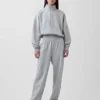 Vintagesoft Oversized tröja med halv dragkedja och kilformad passform