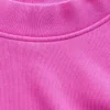 Vintagesoft Oversized tunika-tröja med hög hals
