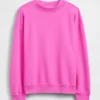 Vintagesoft Oversized tunika-tröja med hög hals