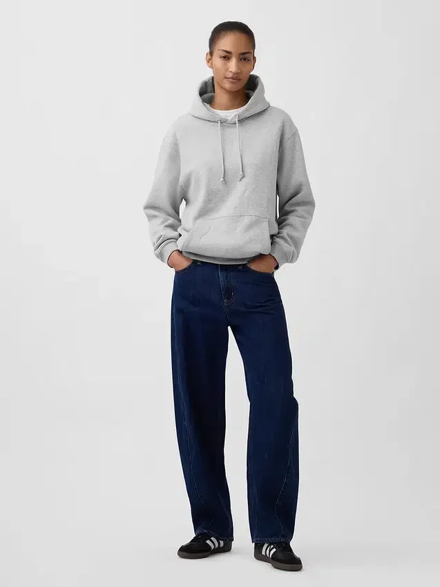 Vintagesoft Relaxed-hoodie för vuxna