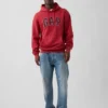 Vintagesoft Relaxed Logo-hoodie för vuxna