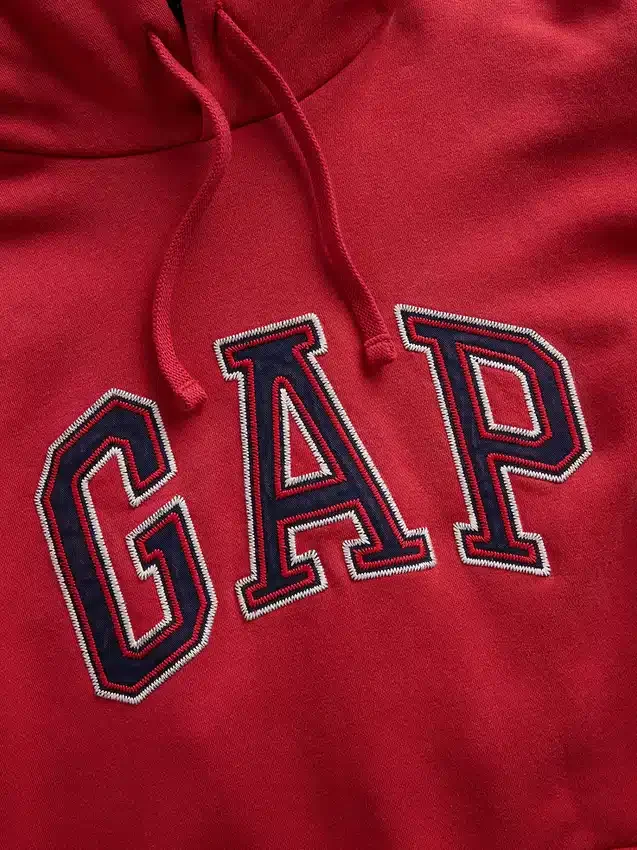Vintagesoft Relaxed Logo-hoodie för vuxna