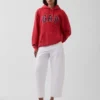 Vintagesoft Relaxed Logo-hoodie för vuxna