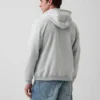 Vintagesoft Relaxed Zip Hoodie för vuxna