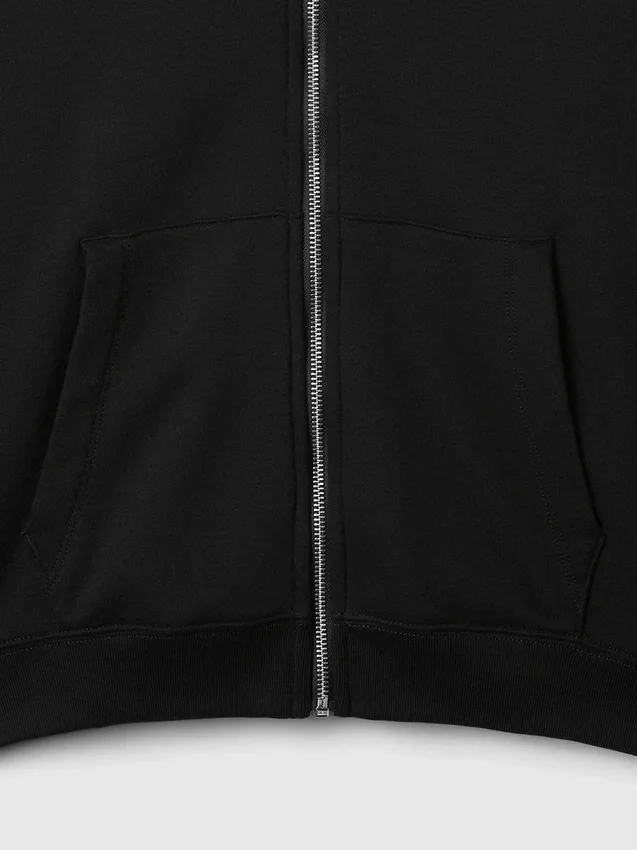 Vintagesoft Relaxed Zip Hoodie för vuxna