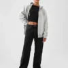 Vintagesoft Relaxed Zip Hoodie för vuxna
