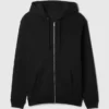 Vintagesoft Relaxed Zip Hoodie för vuxna