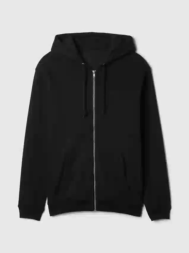 Vintagesoft Relaxed Zip Hoodie för vuxna