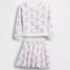 Vintagesoft-set med blommig skort för Baby & Småbarn