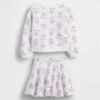 Vintagesoft-set med blommig skort för Baby & Småbarn