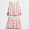 Vintagesoft-set med kjol och tröja med rosett för Baby & Småbarn