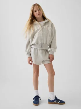 Vintagesoft-shorts för barn i avslappnad passform