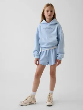 Vintagesoft-shorts för barn i avslappnad passform