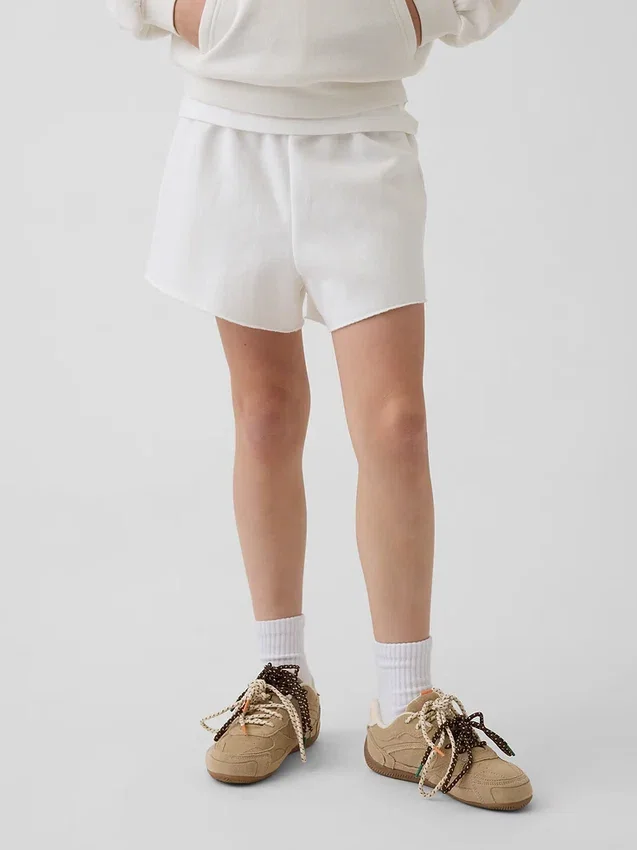 Vintagesoft-shorts för barn i avslappnad passform