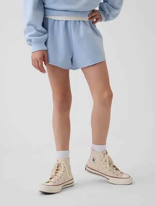 Vintagesoft-shorts för barn i avslappnad passform